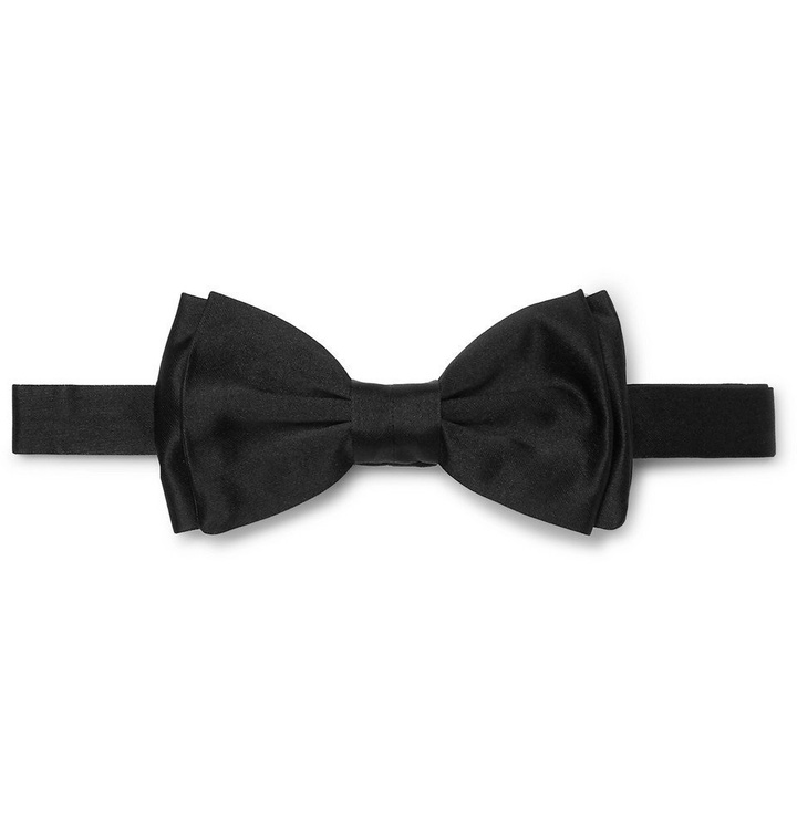 Photo: Hugo Boss - Pre-Tied Silk Bow Tie - Men - Black