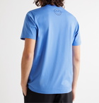 Marni - Smiley Printed Cotton-Jersey T-Shirt - Blue