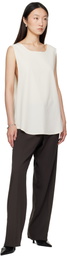 Meta Campania Collective Brown Gilles Straight Twill Trousers