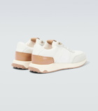 Tod's - Leather-trimmed sneakers