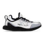 Y-3 White Runner 4-D Sneakers