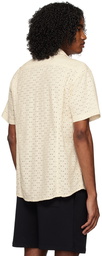 Corridor Off-White Floral Eyelet Shirt