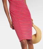 Hunza G Striped minidress