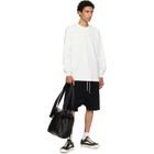 Rick Owens Off-White Tower Short Crewneck LS Sweatshirt