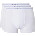 Paul Smith - Three-Pack Stretch-Cotton Boxer Briefs - White