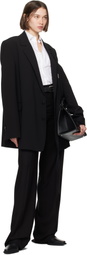 Ann Demeulemeester Black Maaike Flared Leg Comfort Trousers