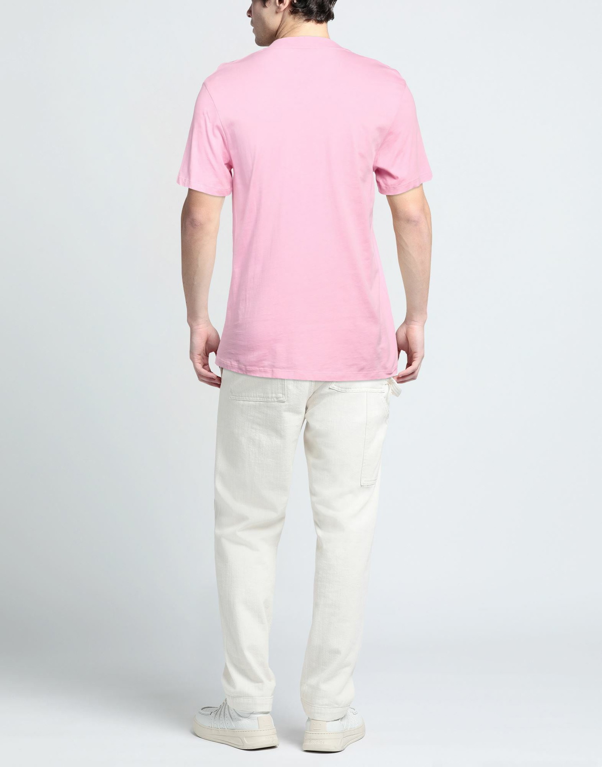Sandro Mens T-shirt in Pink
