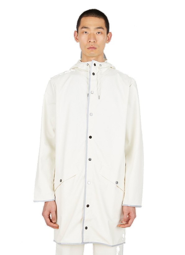 Photo: Long Reflective Jacket in White