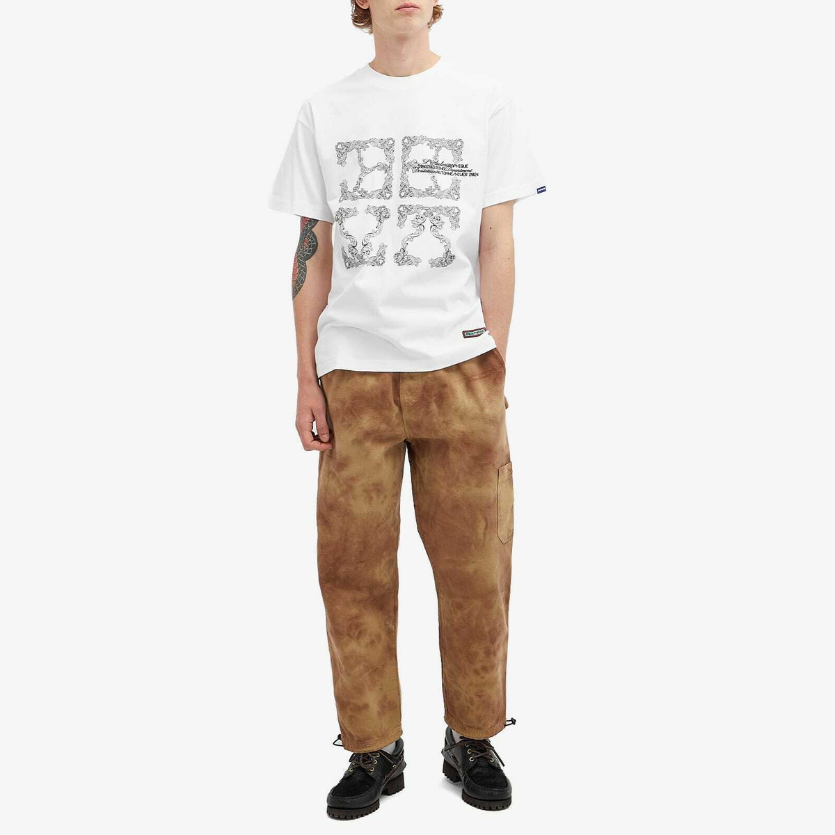 Deva States Men's Cartouche T-Shirt in White