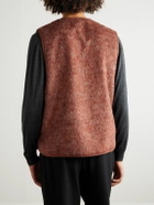 A Kind Of Guise - Valur Brushed Virgin Wool-Blend Gilet - Brown