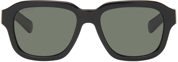 Photo: Gucci Black Square Sunglasses