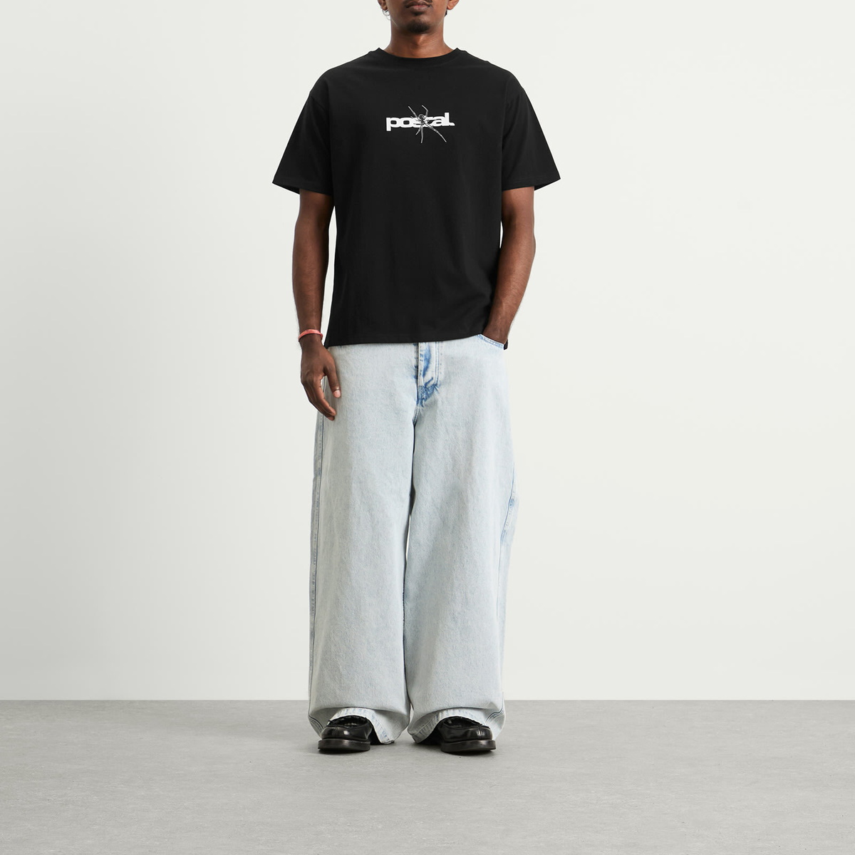 POSTAL Men's Spider T-Shirt in Black