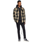 Fear of God Beige Oversized Check Shirt Jacket