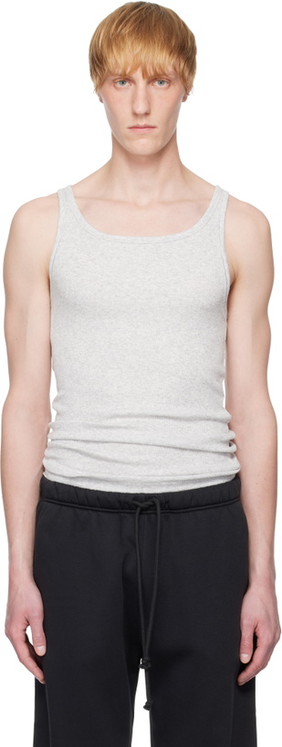 Photo: SKIMS Three-Pack Multicolor SKIMS Cotton Rib Tank Tops