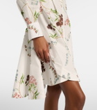 Erdem Floral cotton poplin shirt dress