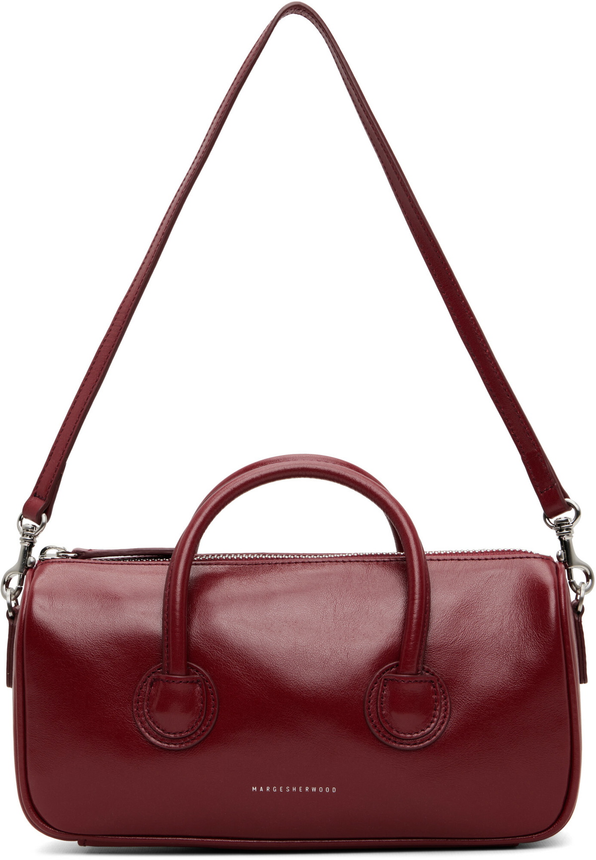MARGESHERWOOD Red Zipper Small Bag