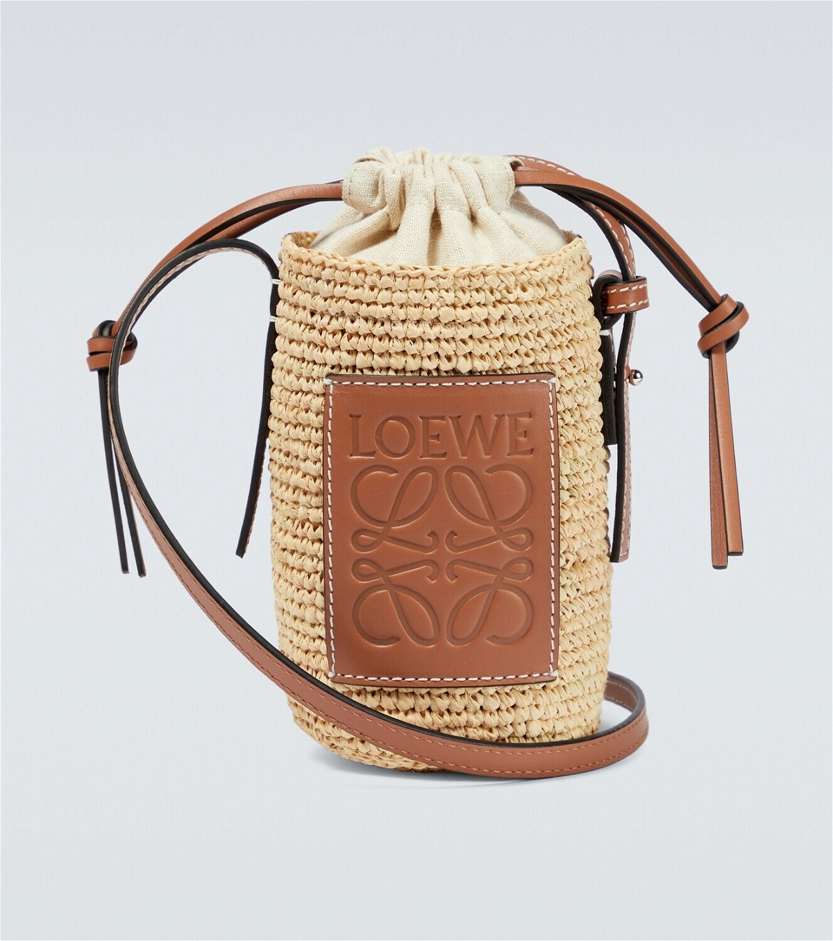Loewe Paula's Ibiza Bracelet Raffia Shoulder Bag