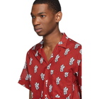 Jacquemus Red La Chemise Manches Courtes Short Sleeve Shirt