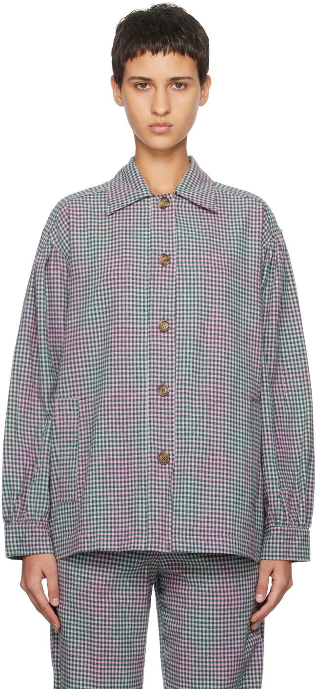 Caro Editions Green & Pink Hannah Shirt