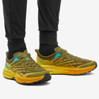 Hoka One One Men's Speedgoat 5 Sneakers in Avocado/Passion Fruit