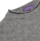 Ralph Lauren Purple Label - Slim-Fit Mélange Cashmere Sweater - Gray