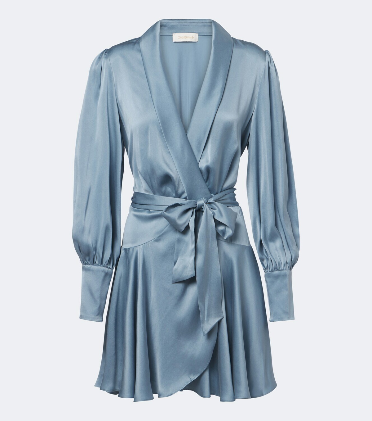 Zimmermann Silk satin wrap dress
