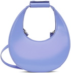 Staud Blue Mini Moon Bag