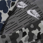 Nike Men's Everyday Essential Camo Sock - 3 Pack in Multi