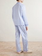 TEKLA - Bellhop Cotton-Satin Pyjama Set - Blue