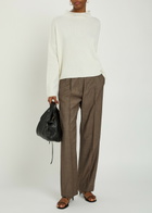 Lisa Yang Sandy Funnel Neck Cashmere Jumper Cream