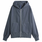 FrizmWORKS Men's OG Pigment Dyed Zip Hoodie in Blue