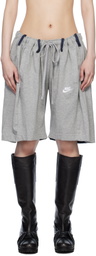 Bless Gray & Blue Nº69 Overjogging Denim Shorts