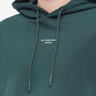 Drole de Monsieur Men's Drôle de Monsieur Centre Logo Hoodie in Dark Green