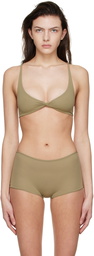 SKIMS Khaki Fits Everybody Skimpy Bralette