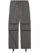 John Elliott - Himalayan Straight-Leg Cotton and Nylon-Blend Trousers - Gray