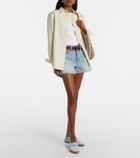 Jimmy Choo Avi embroidered canvas espadrilles