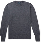 William Lockie - Mélange Cashmere Sweater - Blue