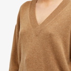 Anine Bing Women's Lee V-Neck Jumper in Brown