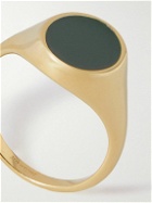 Miansai - Heritage Gold Vermeil and Enamel Ring - Gold