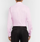 TOM FORD - Pink Slim-Fit Bib-Front Cotton-Voile Shirt - Men - Pink