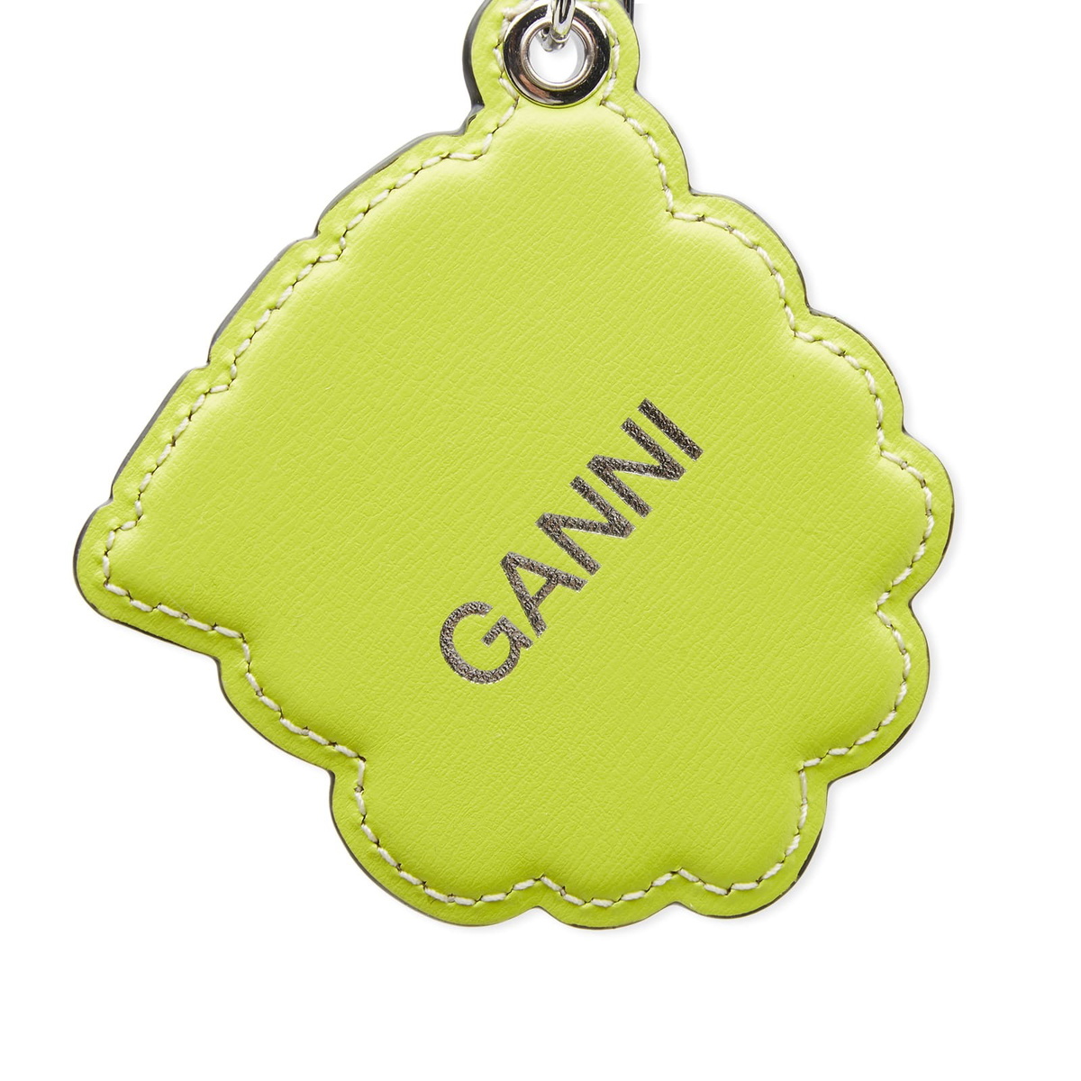 GANNI Women's Flower Keychain in Tender Shoots GANNI