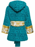 VERSACE - Barocco & Robe Short Cotton Robe