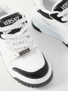 Versace - Leather Sneakers - Black