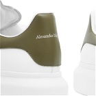 Alexander McQueen Men's Oversized Sneakers in White/Khaki