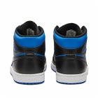 Air Jordan Men's 1 Mid Sneakers in Black/Royal Blue