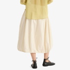 YMC Women's Parachute Maxi Skirt in Off White
