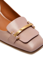 Tods Barretta 50 Smoothed Leather Slingback Pumps