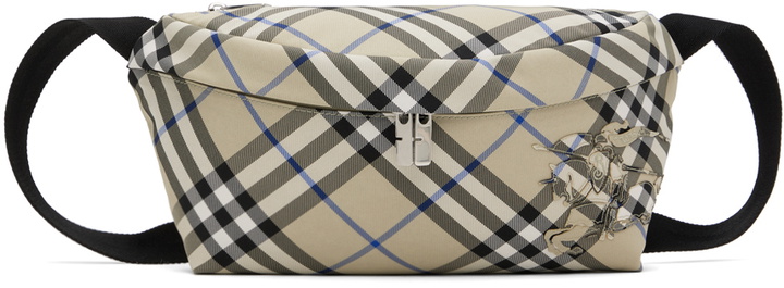 Photo: Burberry Beige Check Belt Bag