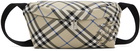 Burberry Beige Check Belt Bag