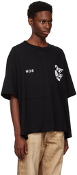 HEAD OF STATE SSENSE Exclusive Black Printed T-Shirt